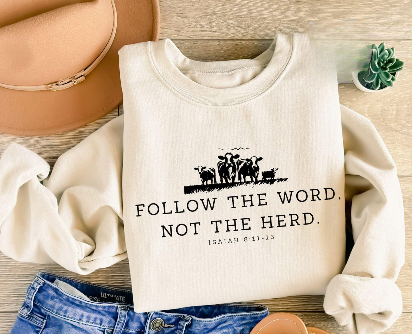 Follow The Word Sweater