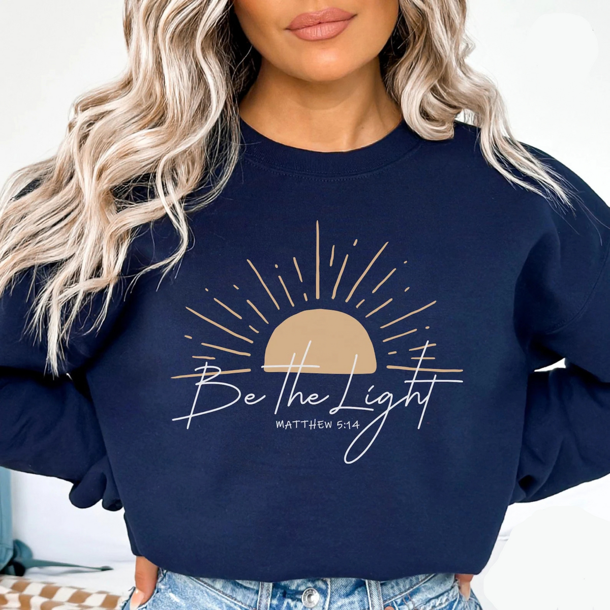 Be The Light Sweater New V12