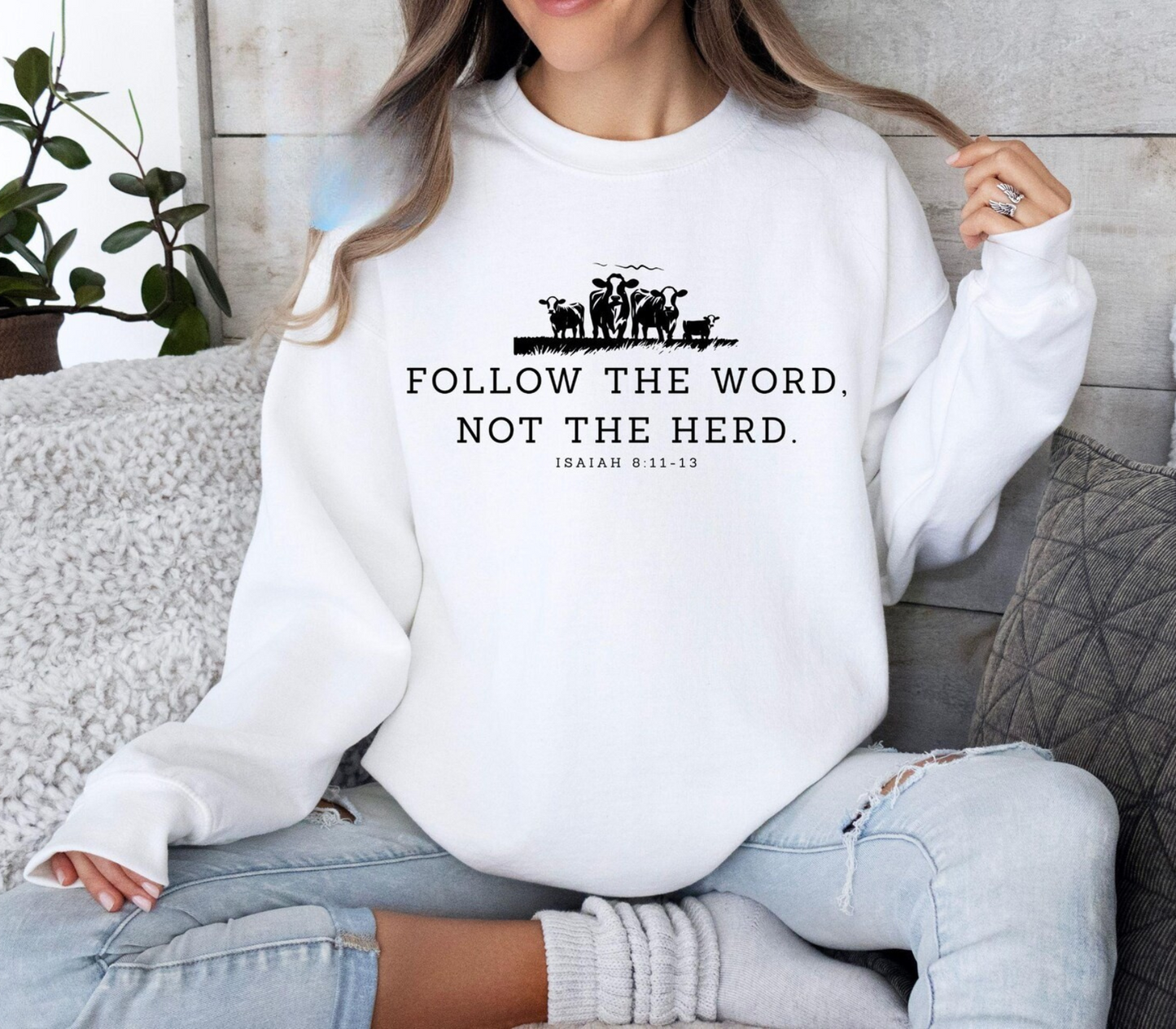 Follow The Word Sweater