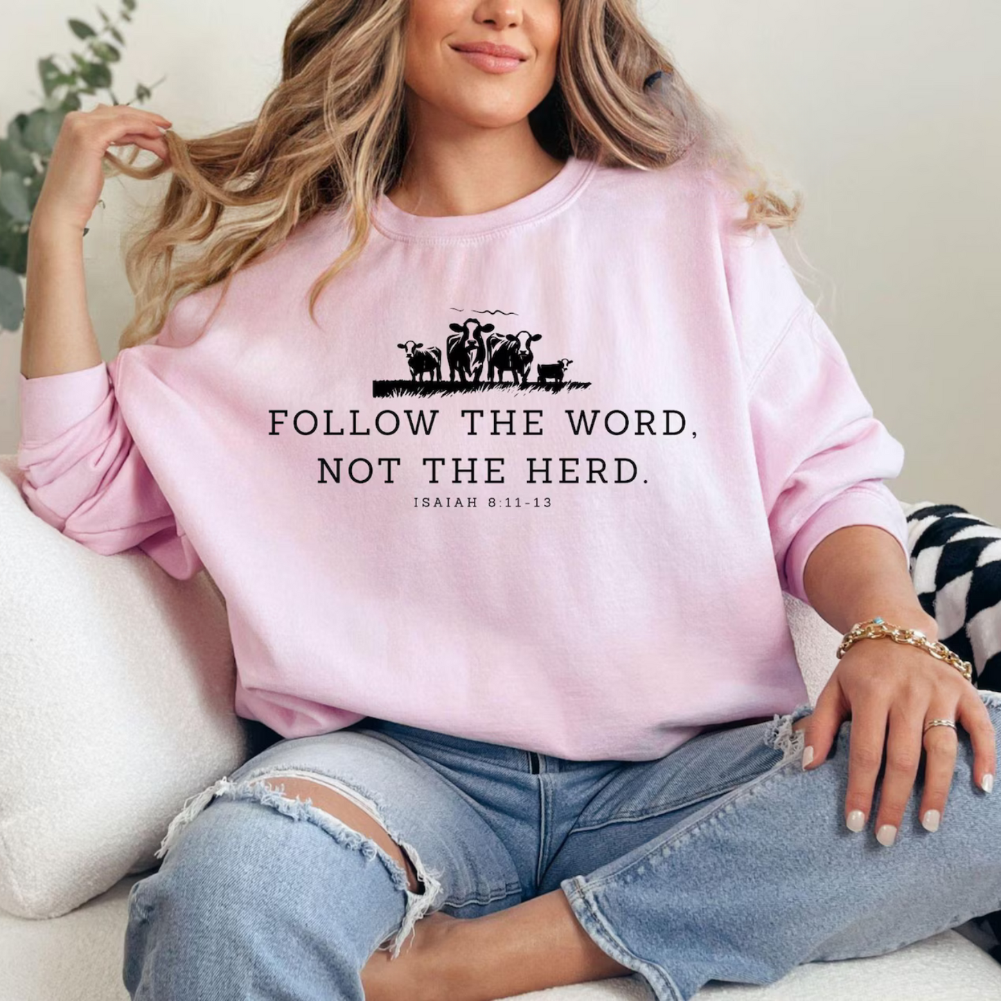 Follow The Word Sweater