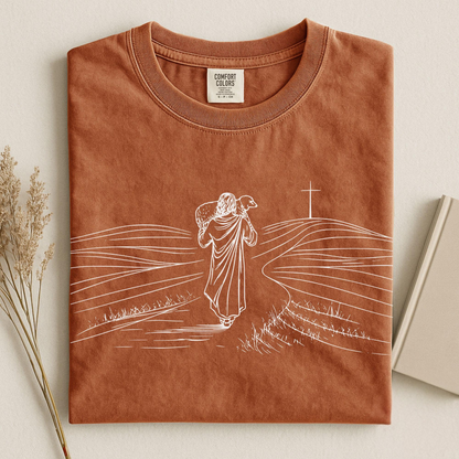Jesus Holding Sheep Shirt