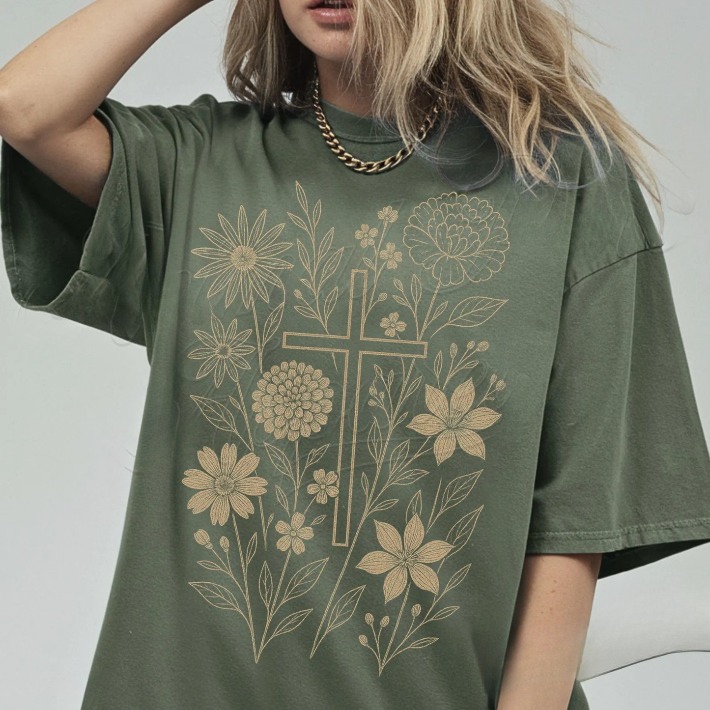 Christian Floral Tee
