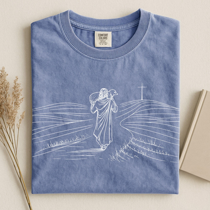 Jesus Holding Sheep Shirt