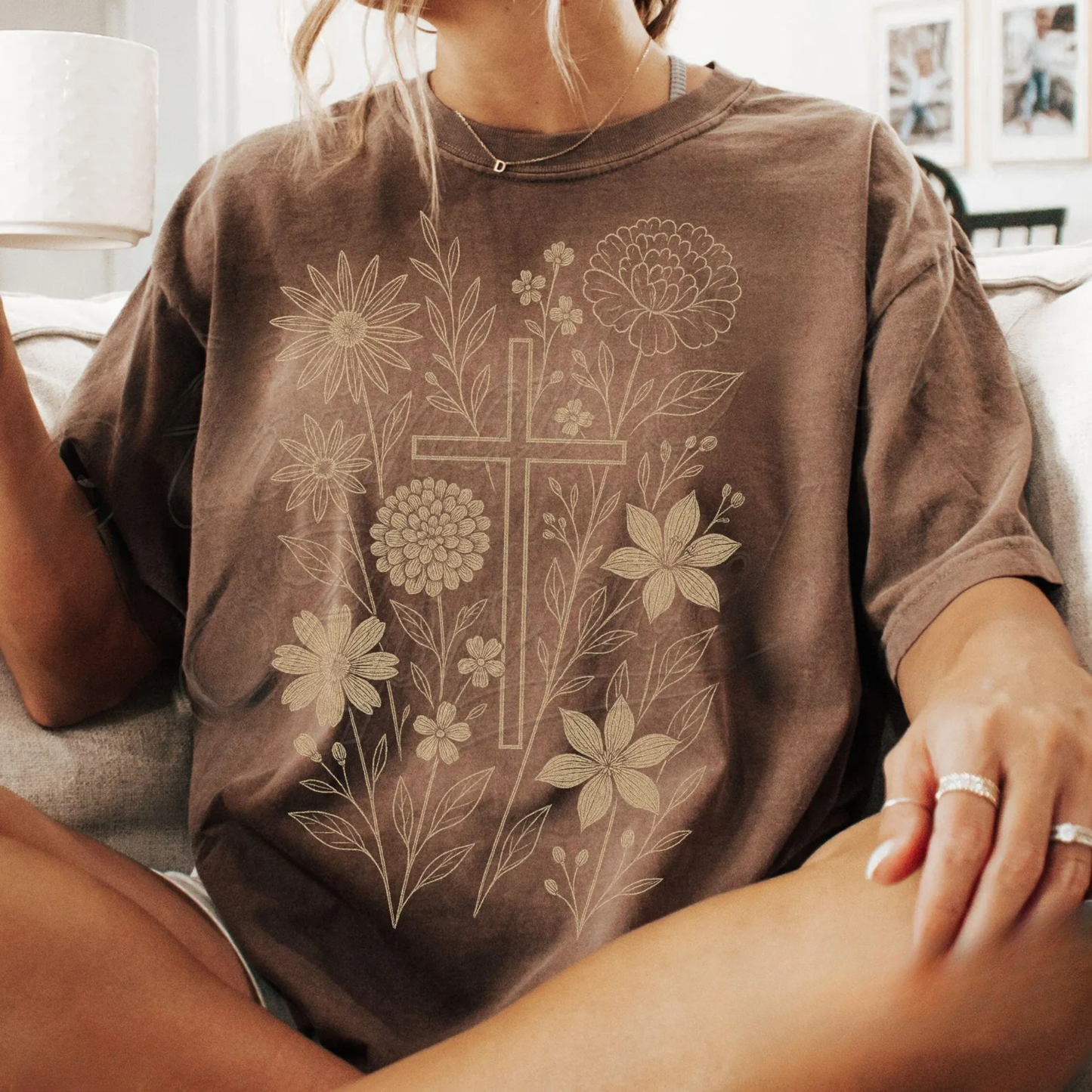 Christian Floral Tee