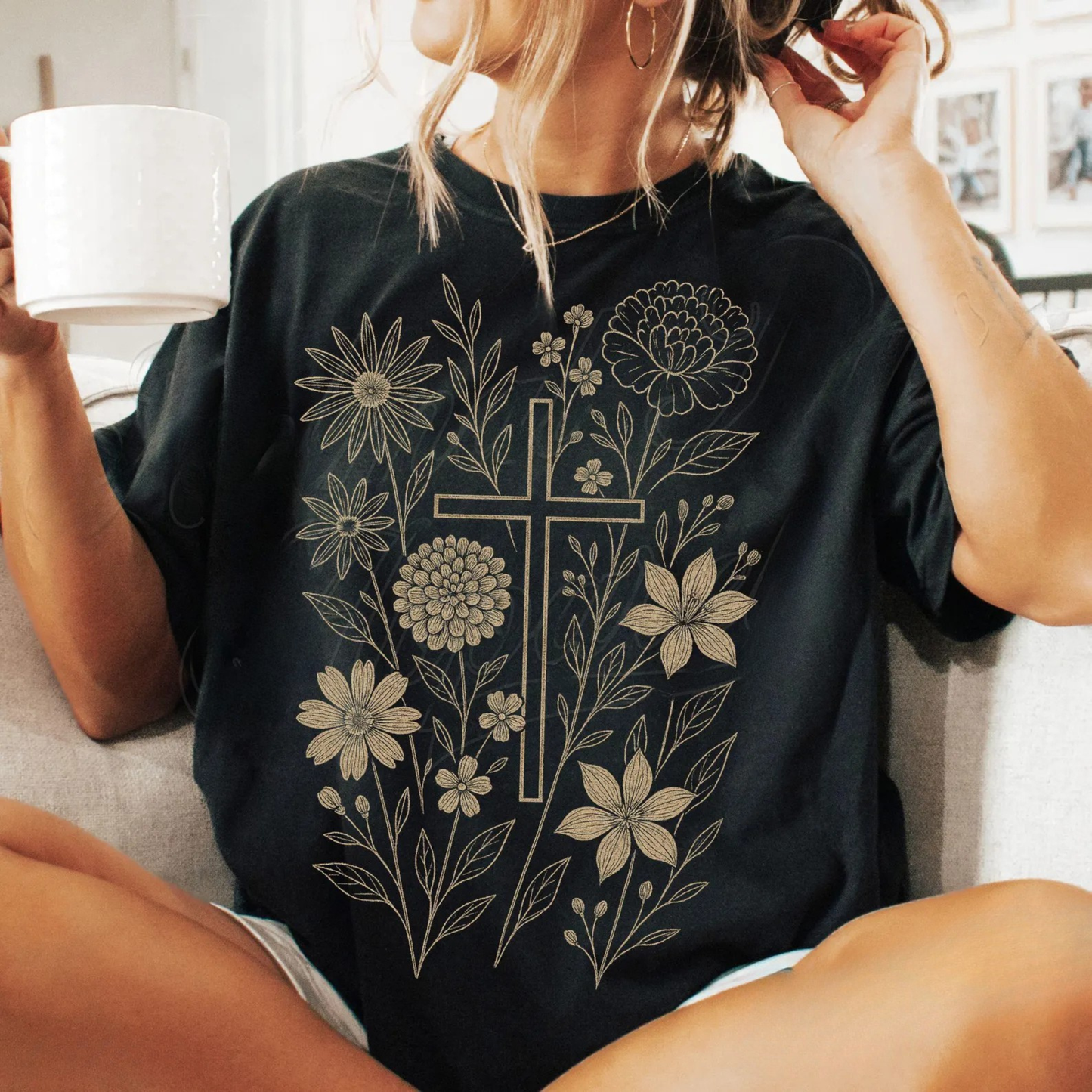 Christian Floral Tee