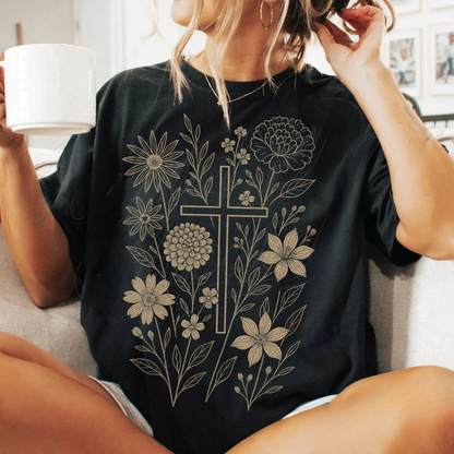 Christian Floral Tee