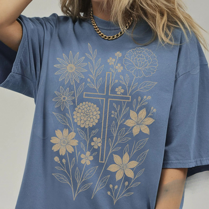 Christian Floral Tee
