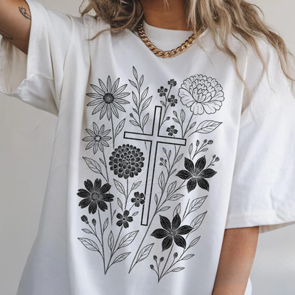 Christian Floral Tee