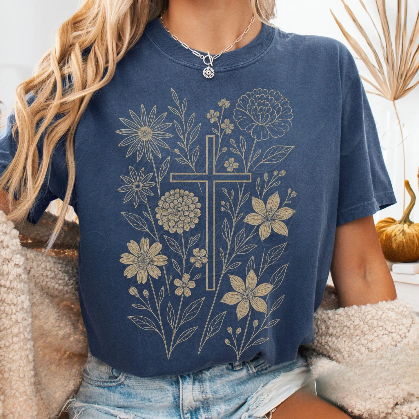 Christian Floral Tee