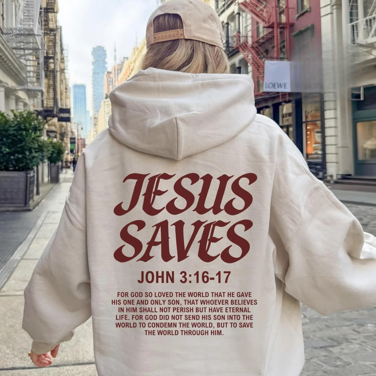 Jesus Saves Hoodie V2