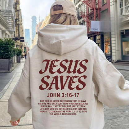 Jesus Saves Hoodie V2