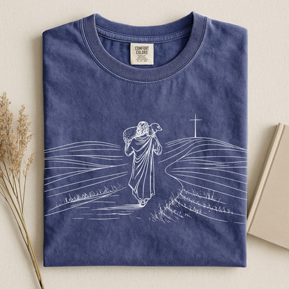 Jesus Holding Sheep Shirt