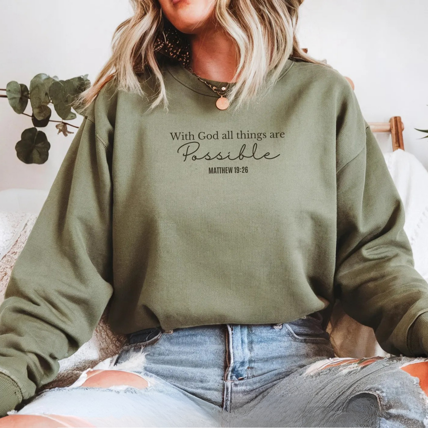 All Things Are Possible Sweater