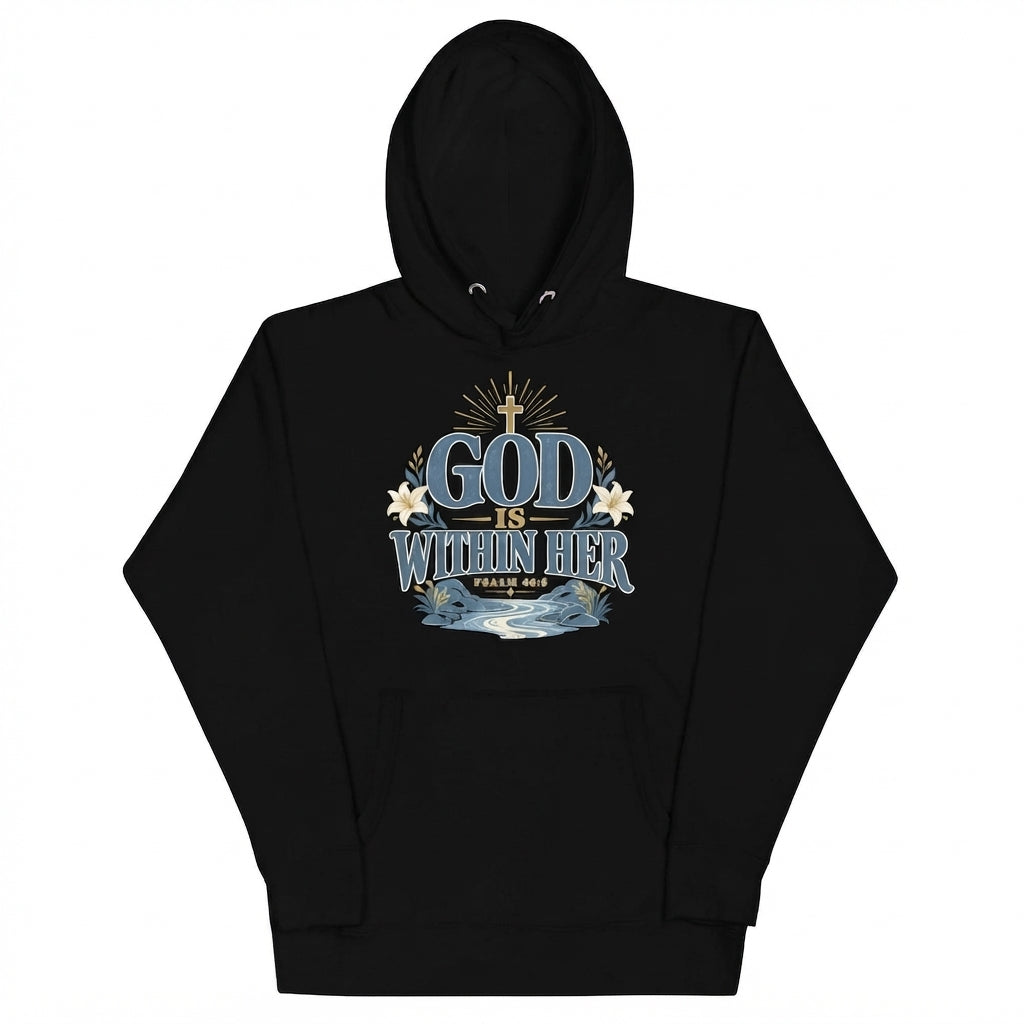 God Is Within Her Christian Hoodie