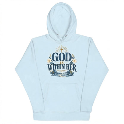 God Is Within Her Christian Hoodie