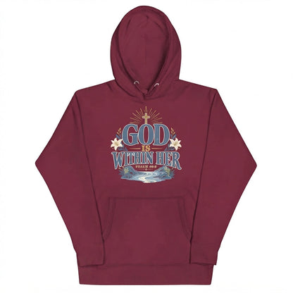 God Is Within Her Christian Hoodie