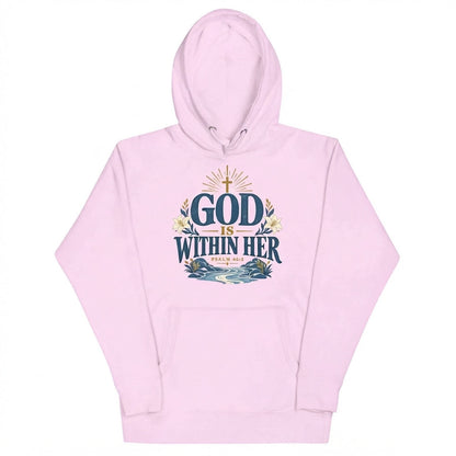 God Is Within Her Christian Hoodie