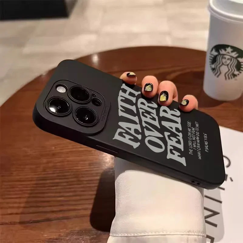 Faith Over Fear iPhone Case