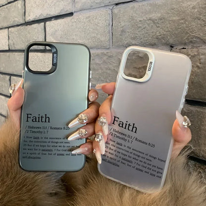 Faith iPhone Case