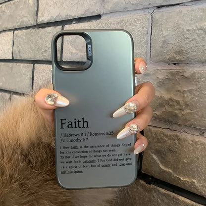 Faith iPhone Case