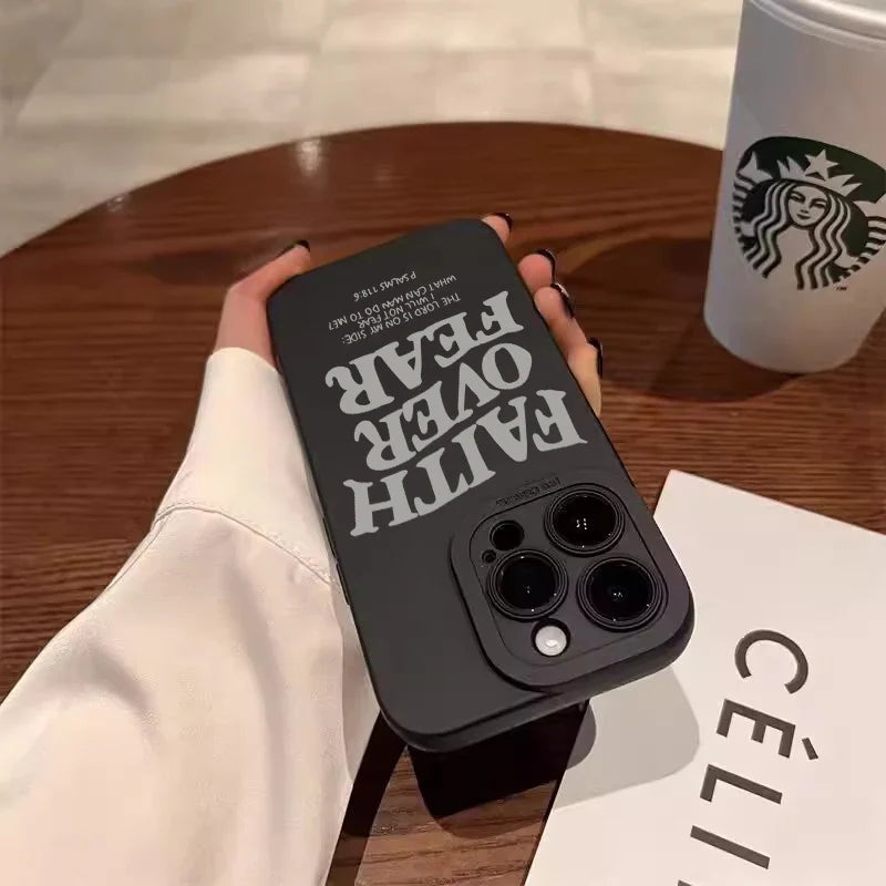 Faith Over Fear iPhone Case
