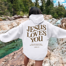 Afbeelding in Gallery-weergave laden, Jesus Loves You Hoodie
