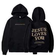 Afbeelding in Gallery-weergave laden, Jesus Loves You Hoodie
