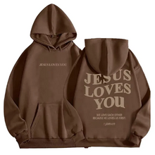 Afbeelding in Gallery-weergave laden, Jesus Loves You Hoodie
