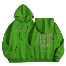 Afbeelding in Gallery-weergave laden, Jesus Loves You Hoodie
