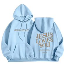 Afbeelding in Gallery-weergave laden, Jesus Loves You Hoodie
