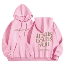 Afbeelding in Gallery-weergave laden, Jesus Loves You Hoodie
