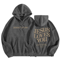 Afbeelding in Gallery-weergave laden, Jesus Loves You Hoodie
