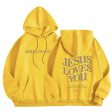 Afbeelding in Gallery-weergave laden, Jesus Loves You Hoodie
