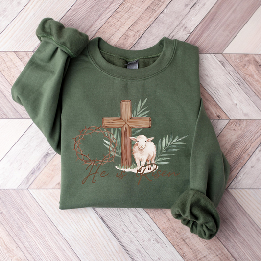 He Is Risen Easter Sweater