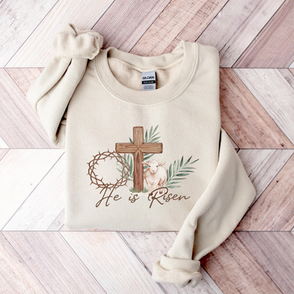 He Is Risen Easter Sweater