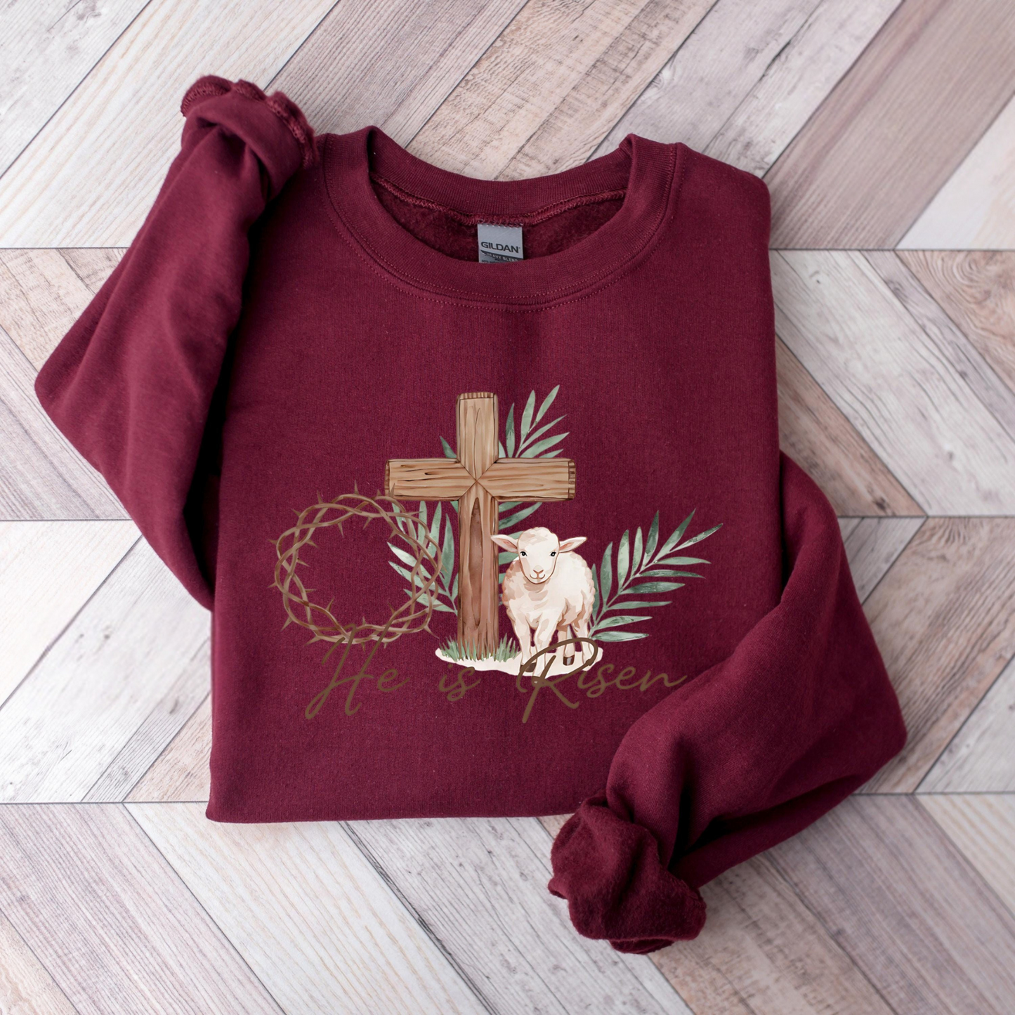 He Is Risen Easter Sweater