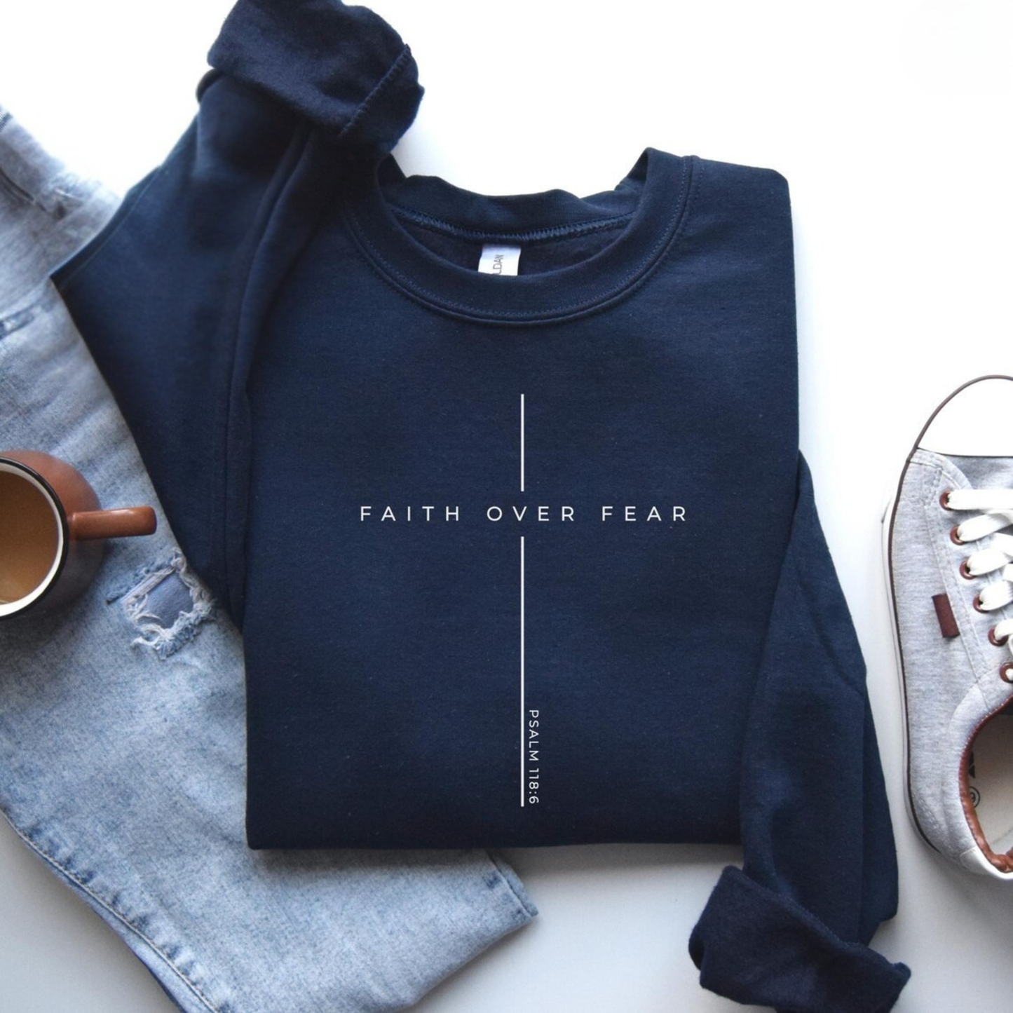 Faith Over Fear Sweater V6