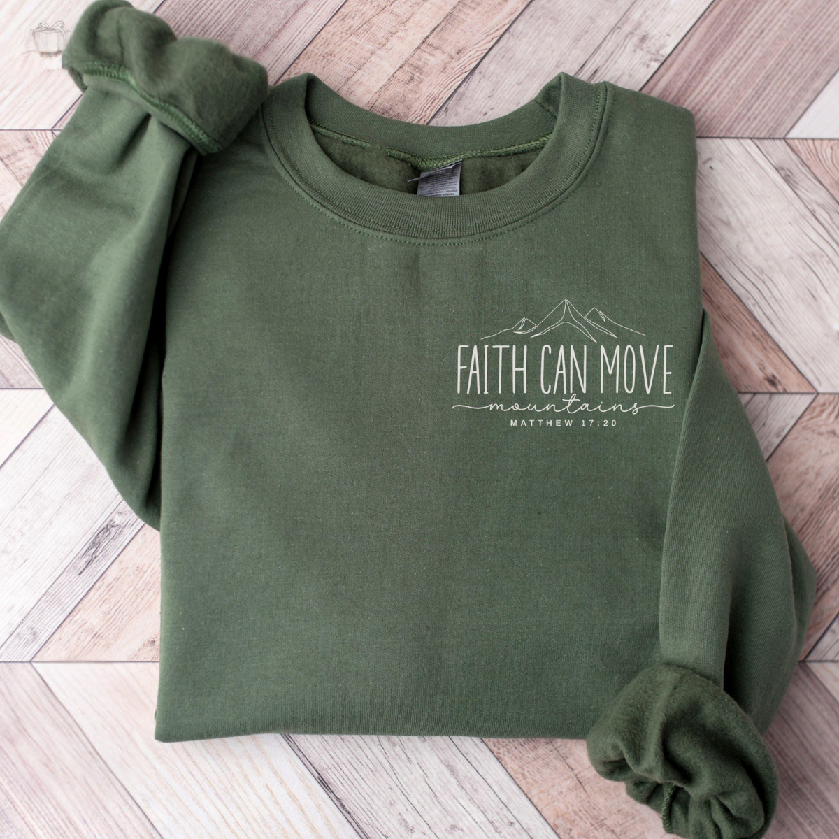 Faith Can Move Mountains Sweater V3