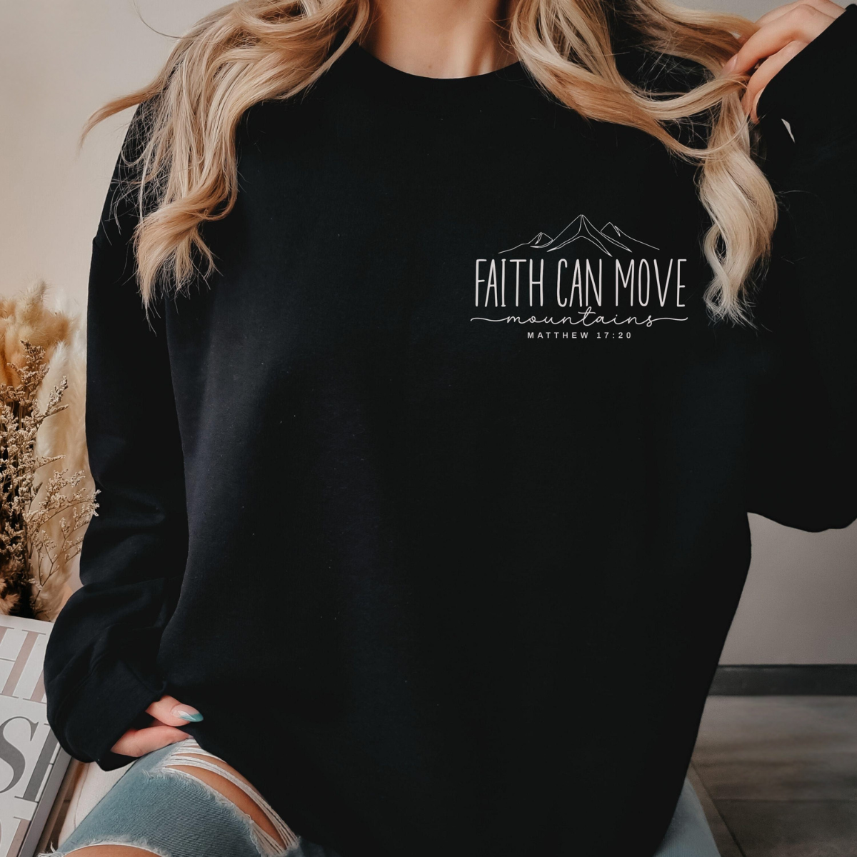 Faith Can Move Mountains Sweater V3