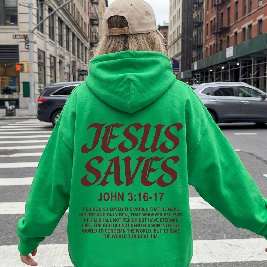 Jesus Saves Hoodie V14