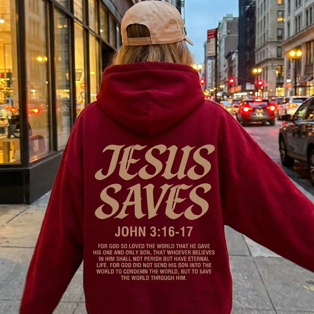 Jesus Saves Hoodie V14
