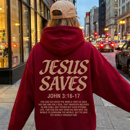 Jesus Saves Hoodie V14