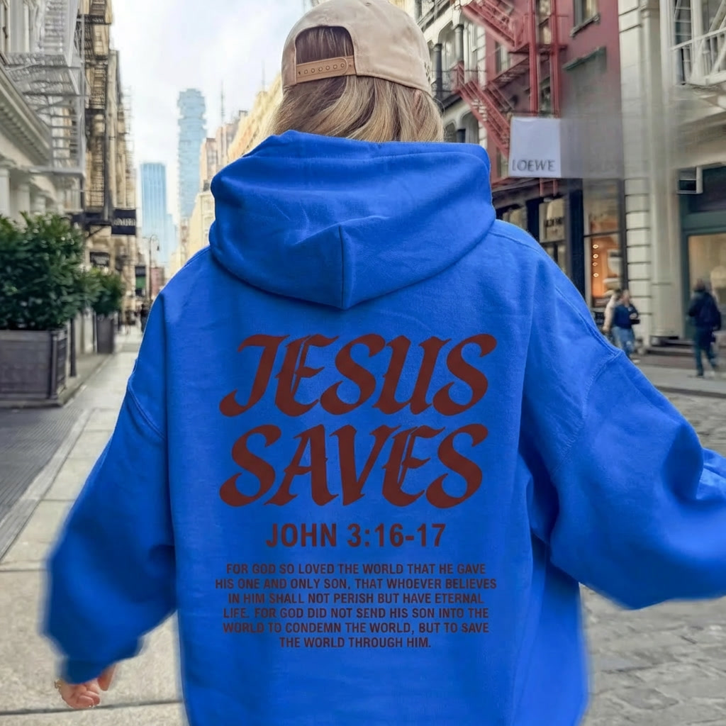 Jesus Saves Hoodie V14