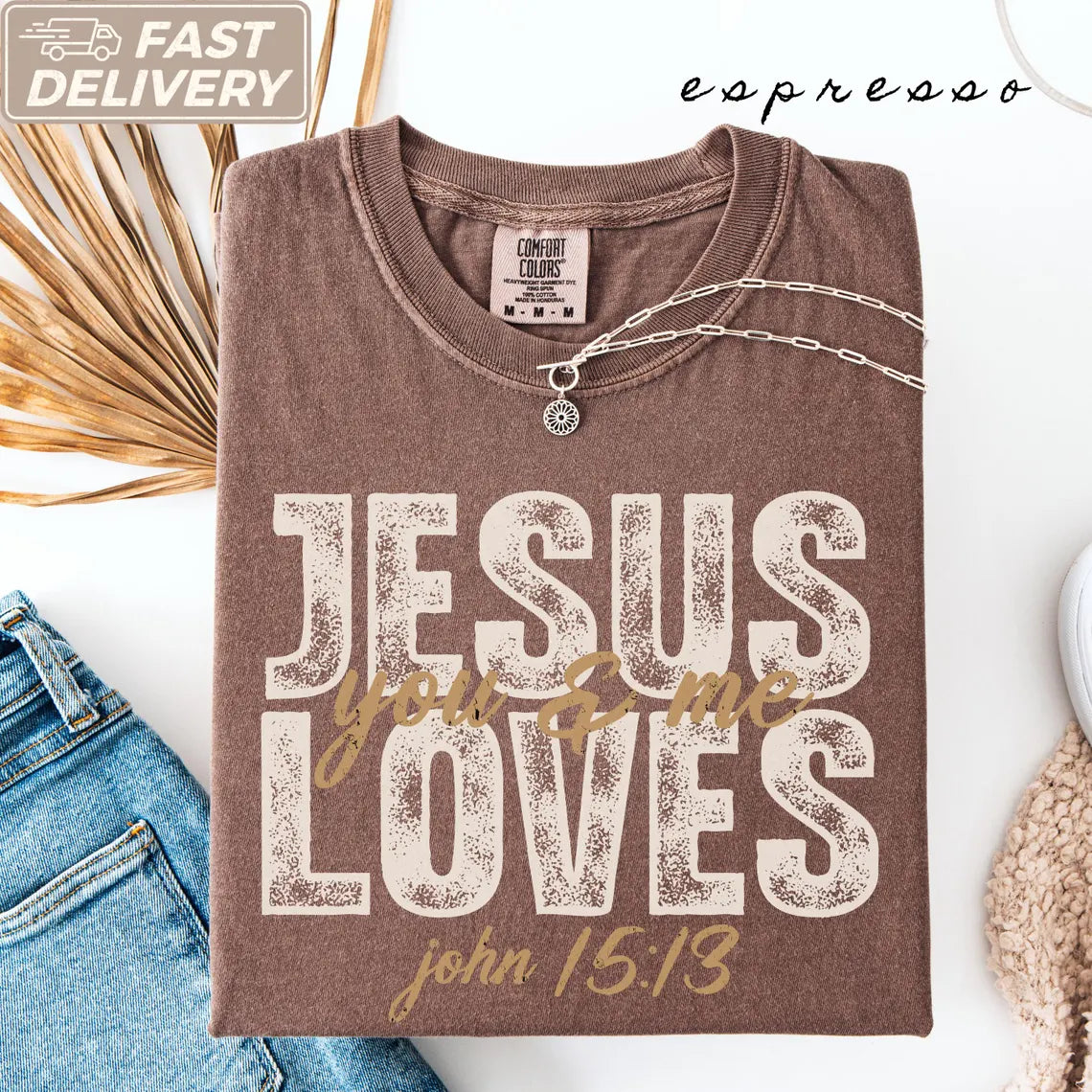 Vintage Jesus Loves You Tee