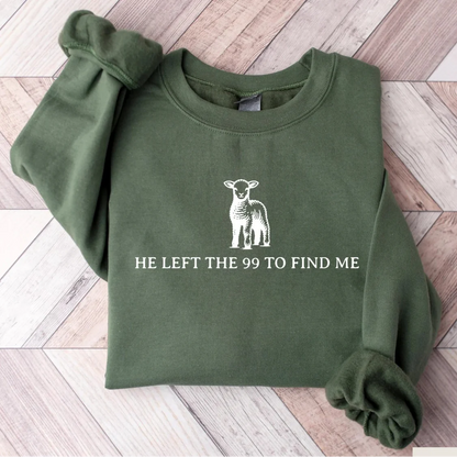He Left The 99 Sweater