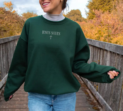 Jesus Saves Sweater V7