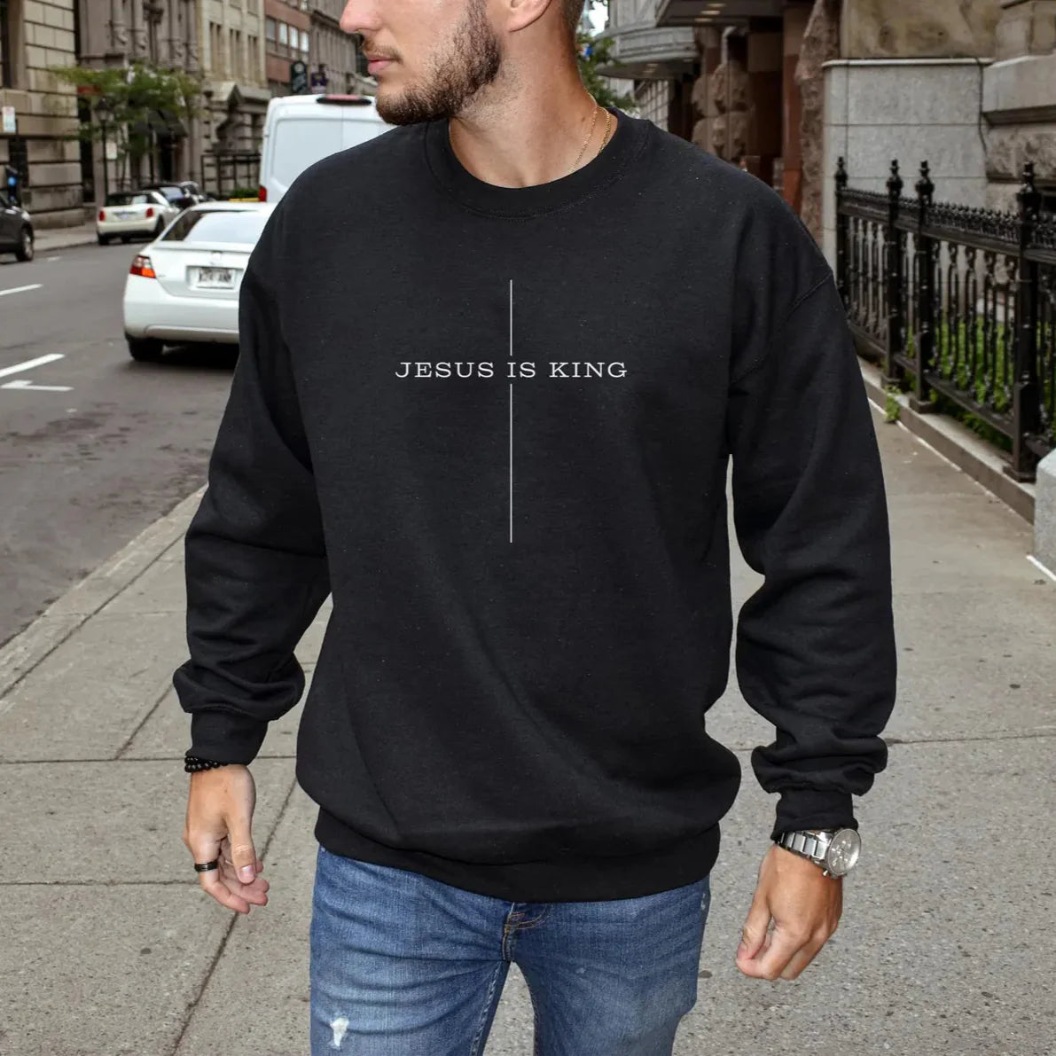 Jesus Is King Sweater
