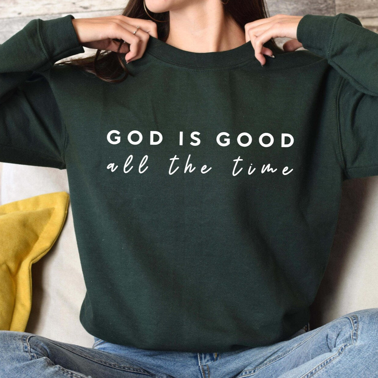 God Is Good Sweater V6
