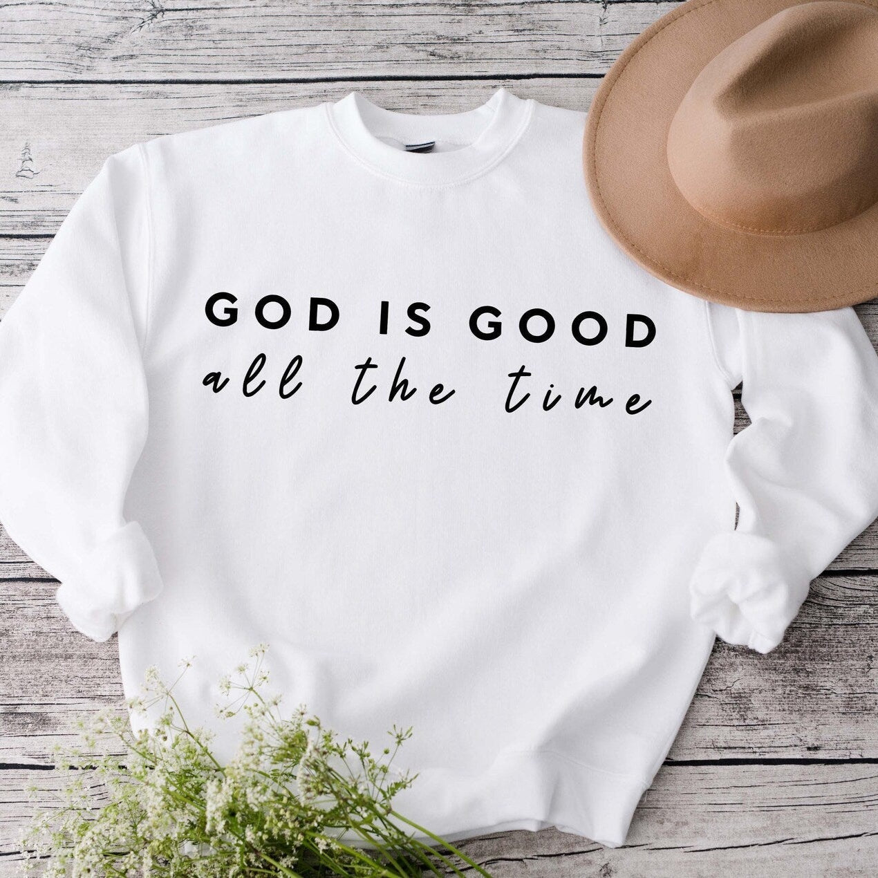God Is Good Sweater V6