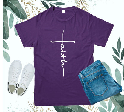 Men's Faith Cross Tee